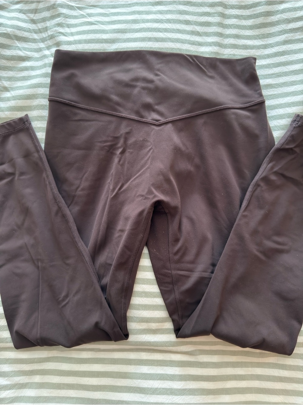 High-Waist Brown Active Leggings